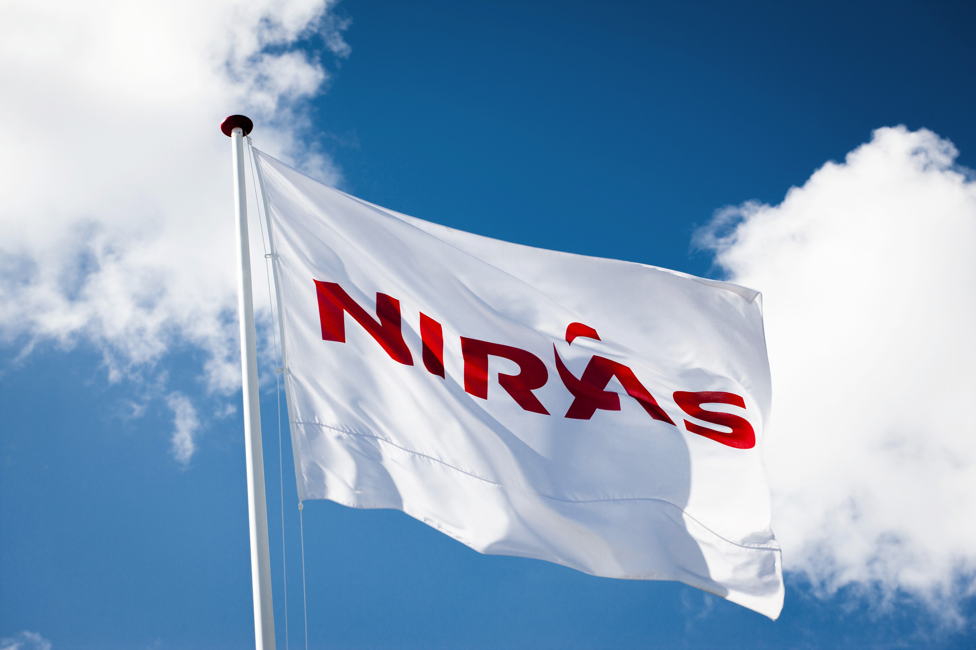 NIRAS Flag At NIRAS Headquarters Allerod NS 00162 Photo Jon Nordahl (1)